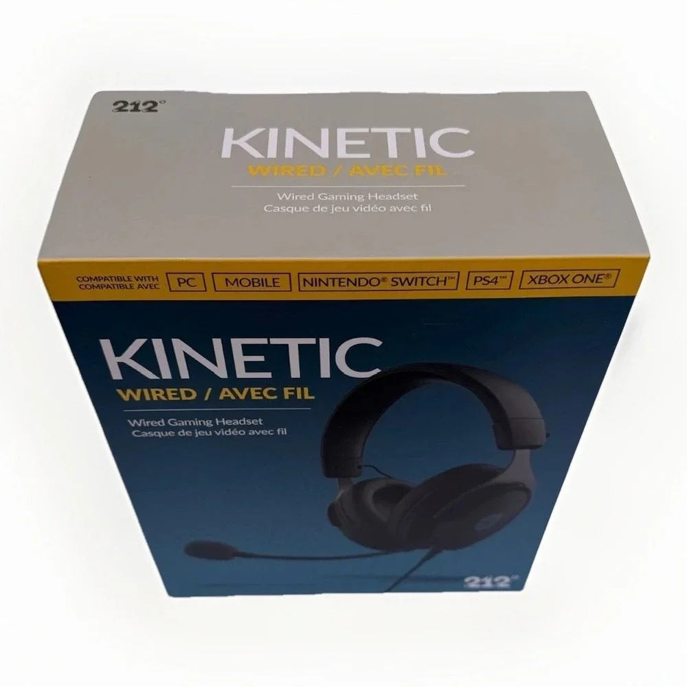 Kinetic 212 Wired Gaming Headset‎ PC, Mobile, PS4, Nintendo Switch and Xbox One